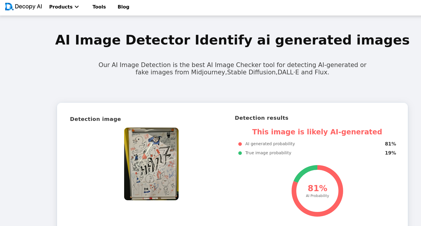 decopy ai false positive