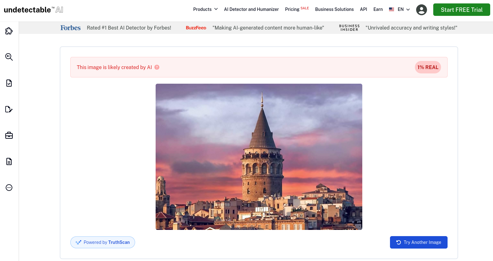 undetectable faker result